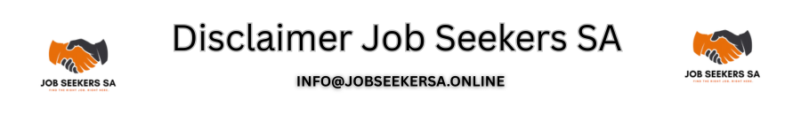 disclaimer banner for job seekers sa