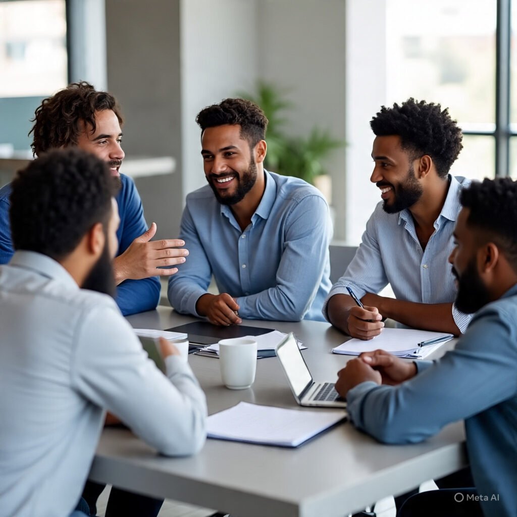 Jobs in South Africa – Office team collaborating on projects