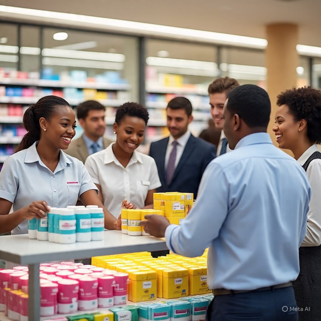 Jobs in South Africa – Retail staff assisting customers
