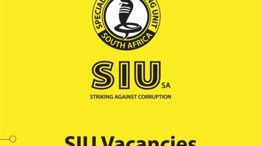 Special Investigating Unit SIU logo South Africa jobs 2026